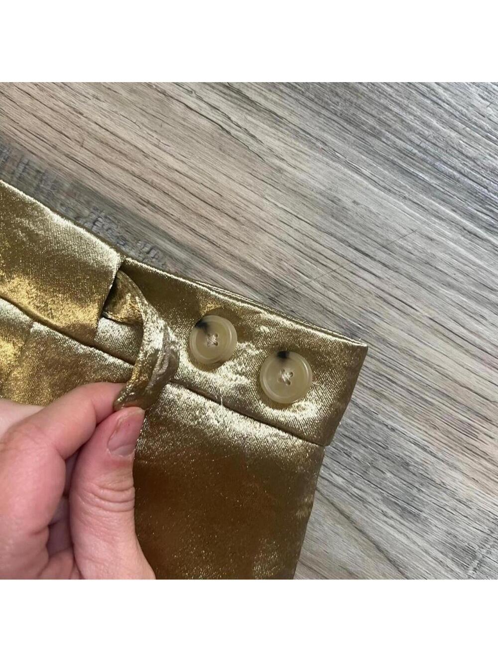 Vince Gold Metallic Pants - Picture 8 of 8